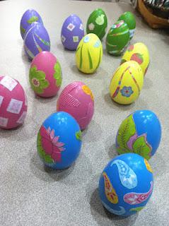 Decoupage Easter Eggs