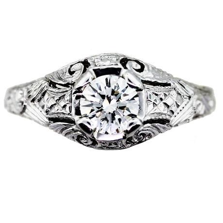 vintage engagement ring, vintage, diamond, ring, engagement, wedding, vintage wedding ring, Boca Raton, Boca, South Florida, Raymond Lee Jewelers