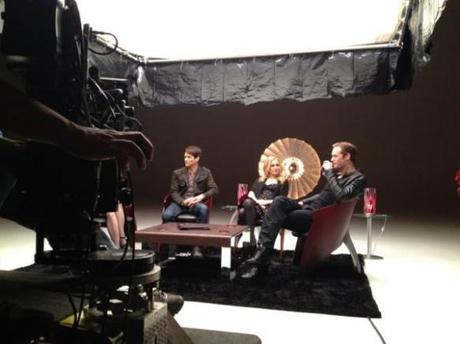 Behind The Scenes Photo From Promo Interview