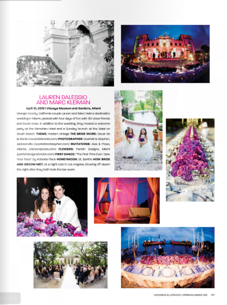 Miami Vizcaya Wedding Photographer // Amelia Island Ritz Carlton Wedding Photographer // Weddings Illustrated Magazine