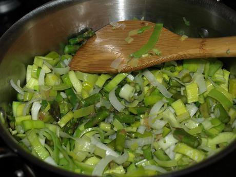 Cream of Leek and Asparagus Soup