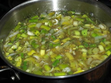 Cream of Leek and Asparagus Soup