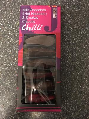 Today's Review: James Chocolates With Hot Habanero & Smokey Chipotle