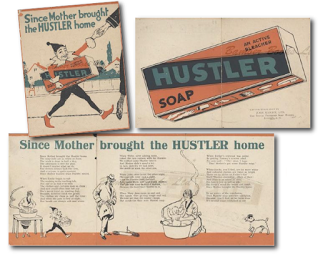Stop! Don't Forgotten the Hustler Soap – a ghostsign in Harrow & Wealdstone