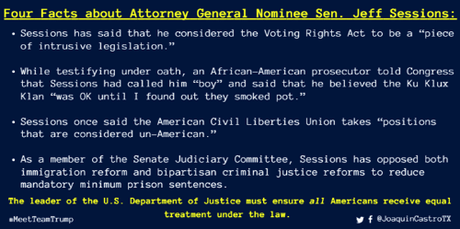 NAACP Urges Opposition To Sessions As Attorney General