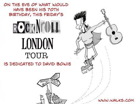 This Friday's Rock & Roll #London Walk is Dedicated to #DavidBowie