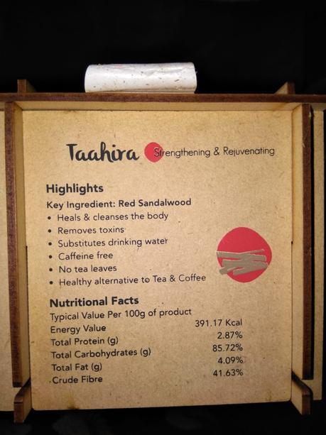 Kairali Taahira Healing and Detoxification Red Sandalwood Tea