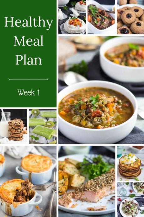 Healthy Weekly Meal Plan – Week 1 2017