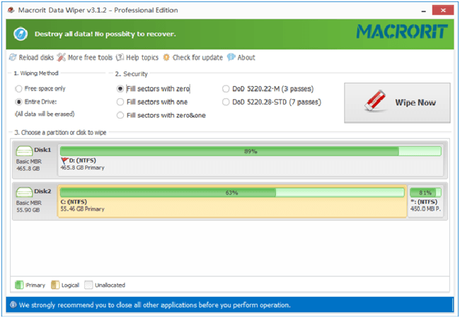 Wipe & Shred Your Storage With Macrorit Disk Partition Wiper Pro