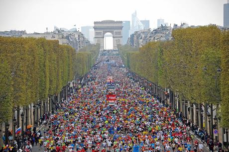 Image result for paris marathon start