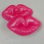 Valentines Day Kisses Melt And Pour Recipe Hot Pink Shimmer Colored Kisses 