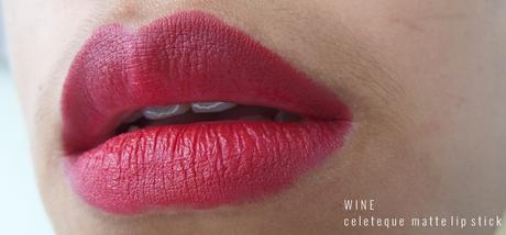 Pucker up your Lips for Valentine's Day With Celeteque New Matte Lip Stick Shades