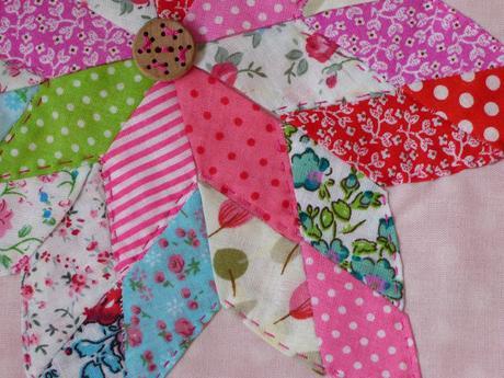 Sewing patchwork star art Mollie Makes issue65 tutorial video Sewing patchwork star art Mollie Makes issue65 tutorial video