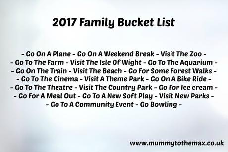 Our Bucket List 2017