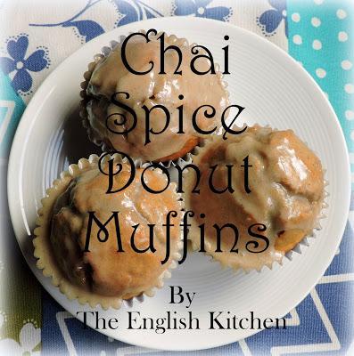 Chai Spiced Glazed Doughnut Muffins