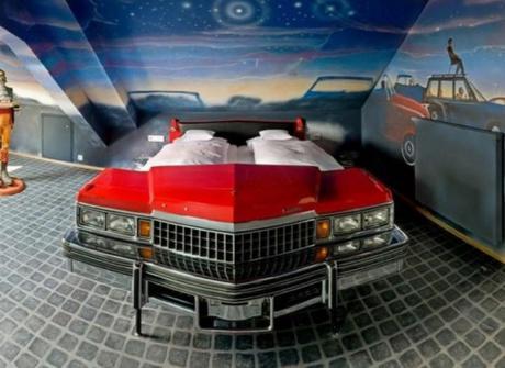 Repurposed Cadillac Made into a Bed