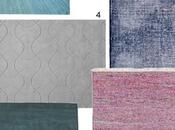 Look: Almost Solid Color Rugs