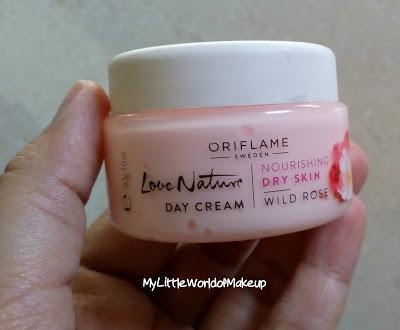 Oriflame Love Nature Nourishing Wild Rose Dry Skin Day & Night Cream Review