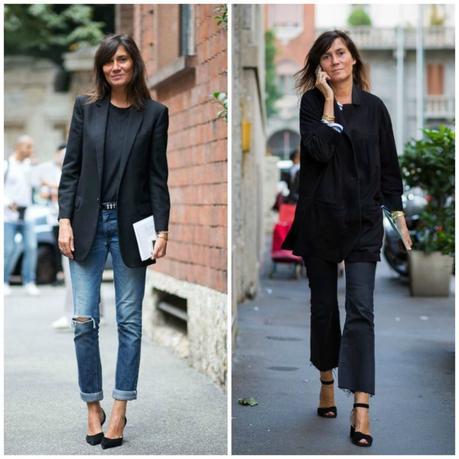 Elevated Basics: A Few Good Jackets Emmanuelle Alt adds polish to her casual pieces with longer jackets and great shoes
