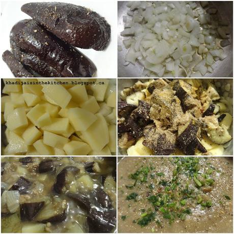 SOUPE À L’AUBERGINE ET POMMES DE TERRE / EGGPLANT POTATO SOUP / SOPA DE BERENJENA Y PATATA / حساء الباذنجان و البطاطس