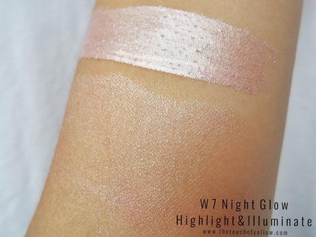 Quick Review of W7 Night Glow Highlighter