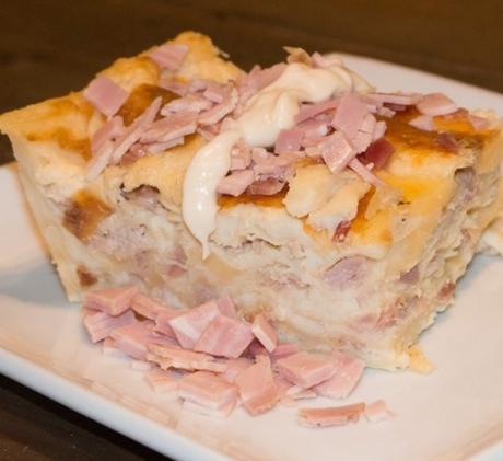 Ham and Cheese Lasagna