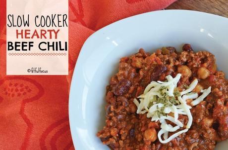 Slow Cooker Hearty Beef Chili (gluten free)