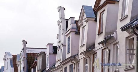 architectural detail in luebeck / germany