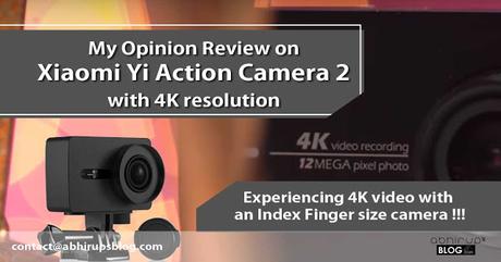 Xiaomi Yi 2 4K Action Camera - video camera for youtubers