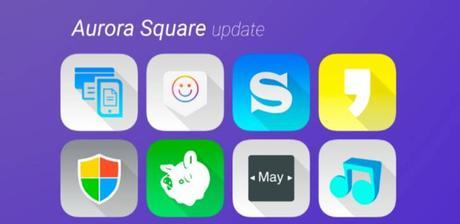 Aurora UI Square – Icon Pack v4.6 APK