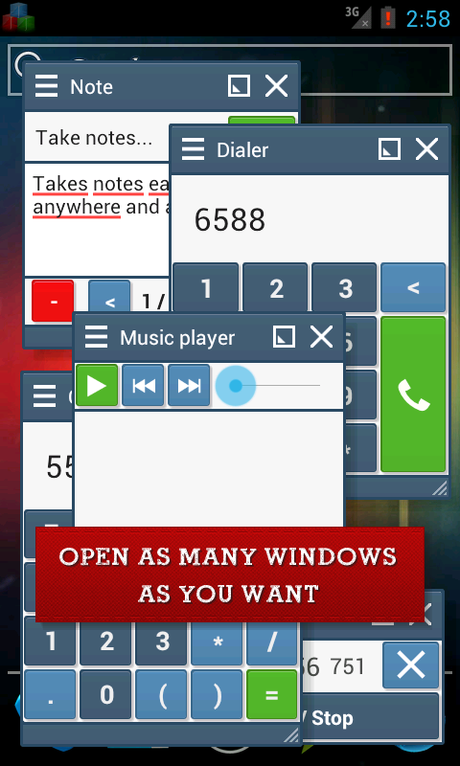 Floating Apps (multitasking) v3.8.1 APK Floating Apps (400titasking) - screenshot