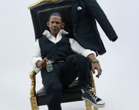 Santlov Depiction Of Barack Obama As A Rapper