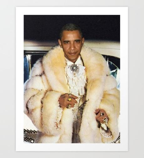 Photo Of Barack Obama As a Rapper