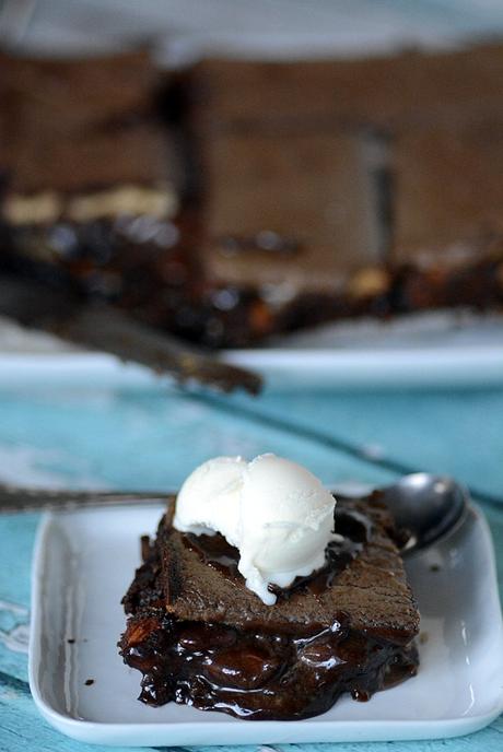 molten lava brownie s’mores