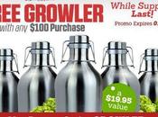 Free Growler with $100 Purchase Home Brew Supply