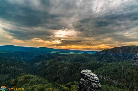 Pravcice gate sunset