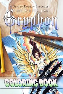 The Gryphon Series Coloring Book by Stacey Rourke @agarcia6510 @Rourkewrites