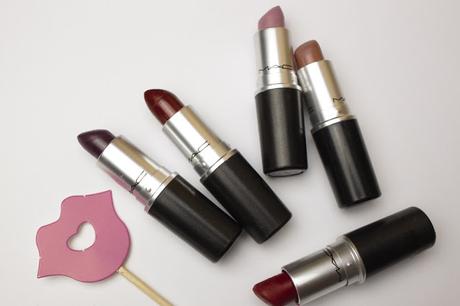 My 5 Favourite Mac Lipsticks