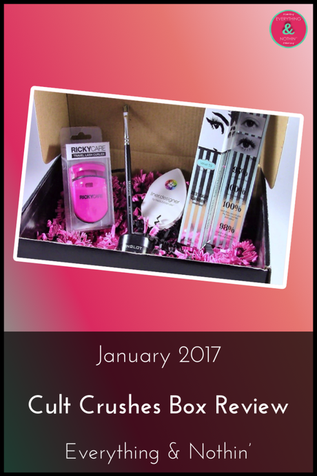 January 2017 Cult Crushes Box Review
