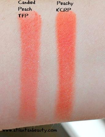 Kylie Cosmetics Royal Peach Palette Swatches and Comparison to the Too Faced Sweet Peach Palette