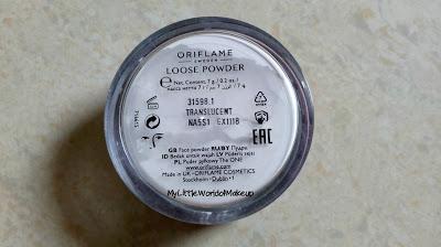 Oriflame The One Loose Powder in Translucent Review & Swatches