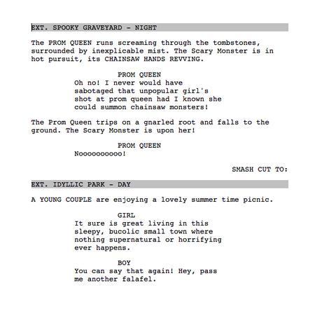 screenplay Format