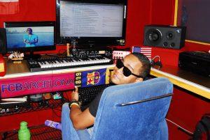 Former gang member Nico Mercado in his studio