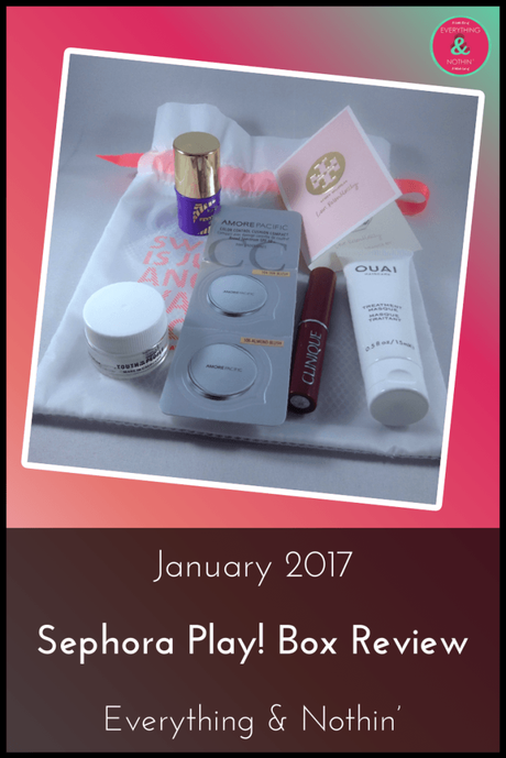 January 2017 Sephora Play! Box Review
