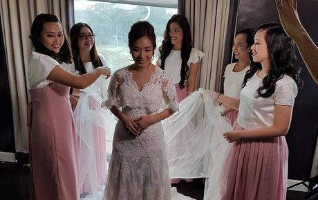 Bridal Entourage Outtake