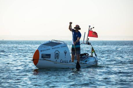 South African Adventurer Crossing the Atlantic on a SUP Board