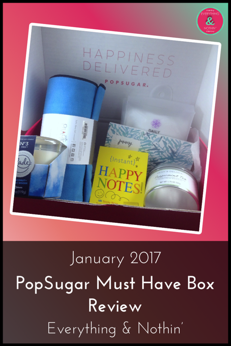 January 2017 PopSugar Must Have Box Review