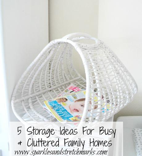 5 Storage & Organisation Solutions For Busy & Cluttered Family Homes
