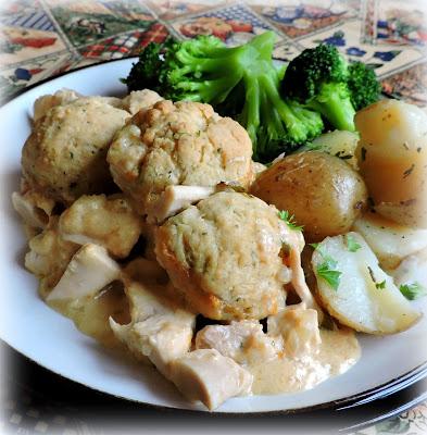 Dijon Chicken & Dumpling Casserole