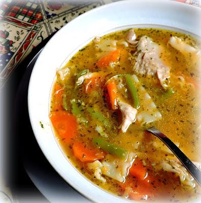 Basic Chicken Stock &Chicken; Noodle Soup